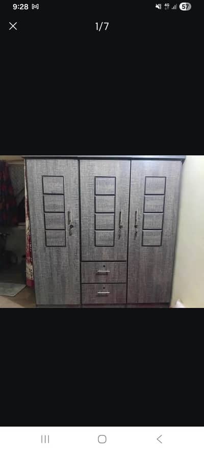 king size bed almari  deresing tabel with metrex