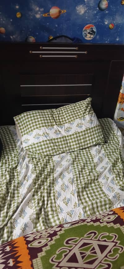 single bed with mattress  2 set (jori)