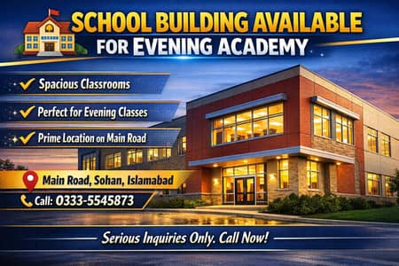 School building available for evening Academy