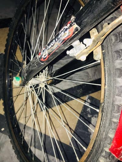 Red montain cycle with good condition