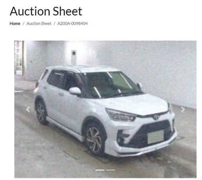 Toyota raize Z full option 2020 model