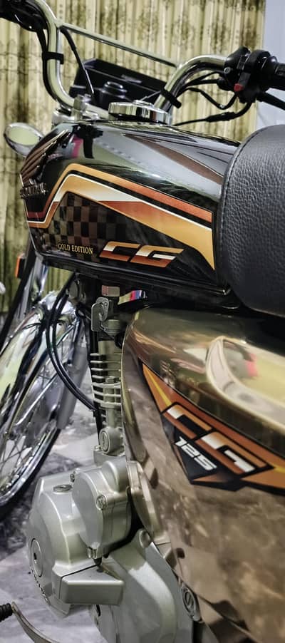 Honda CG 125s Gold Edition Non Accident Total geniune