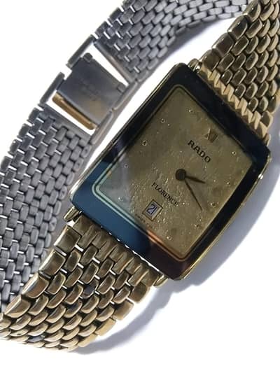 RADO Florence Original Watch - Swiss Made Gold Plated Vintage Classic