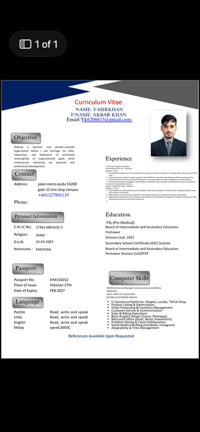 E-commerce specialist