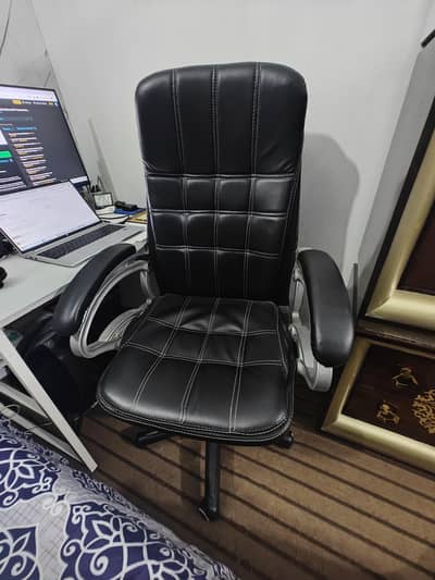 leather rotation chair