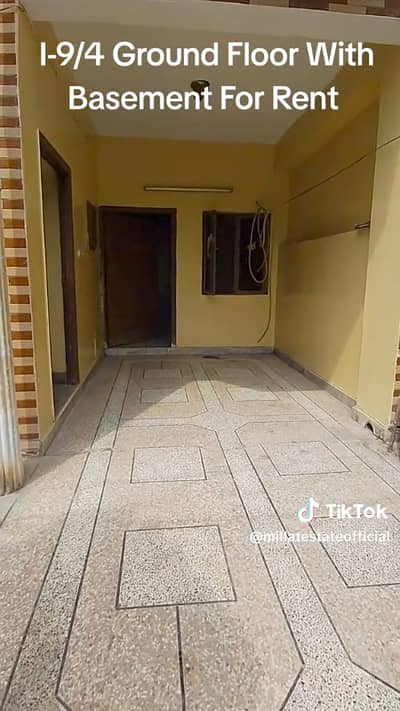 Ground+Basmint For Rent I-9