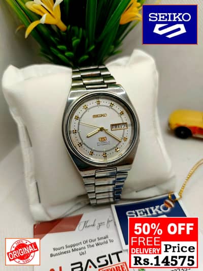 Seiko 5 Citizen Orient Automatic Pre-Owned watch Japan 03161737353
