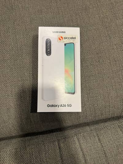 Samsung A26 5G box pack for urgently sale. . . !!!
