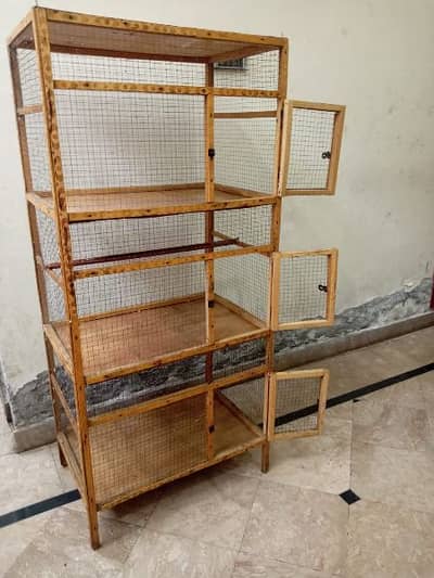 wooden cage