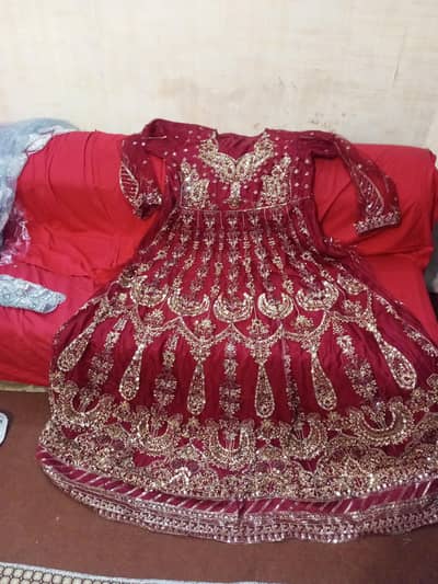 heavy embroidery full maxi