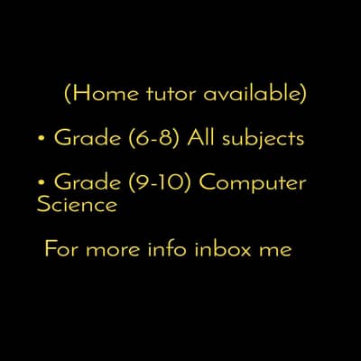 Home tutor
