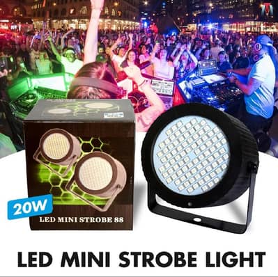 Mini Strobe flicker 88 wall Light Disco Dj Sound Activated DJ Eq