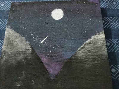 The great mountains night