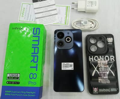 infinix Smart 8 Pro,*8/128GB,*Ladys usE*Duel SiM"Lusssshh 10/10,*