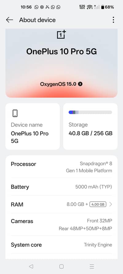 OnePlus 10 pro 5G dot Wala non PTA best for camera and gaming