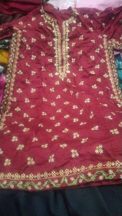 lawn cotton embroidery shirt available in discount price