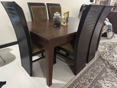 6 person dining table for sale