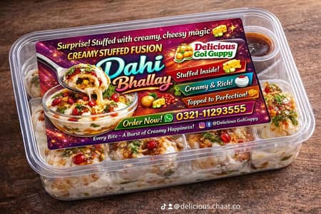 Delicious Chaat corner Gol Guppy 