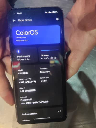 OPPO F19 PRO PTA approved