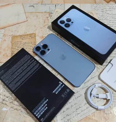 iPhone 13 Pro Max Complete Box Urgent Sale Connect Wtp
