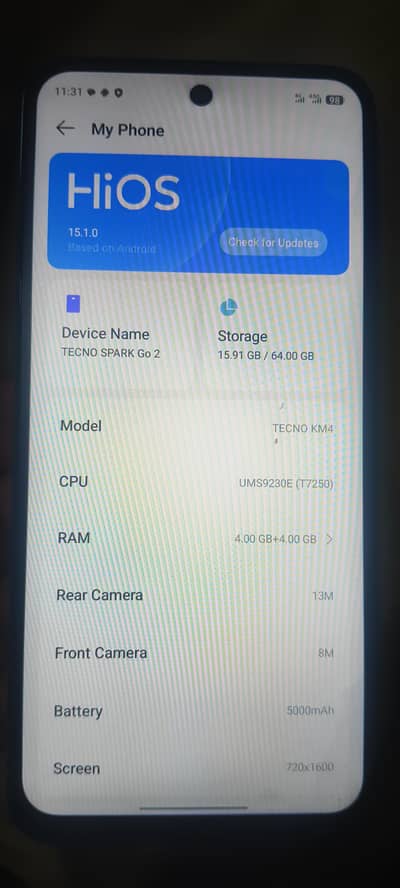 read add clearly plz tecno spark go2