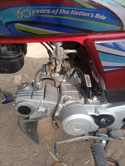 cd70 23/24 model red colour exchange possible with cg 125 25 model