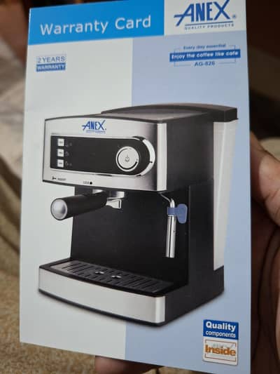 Anex AG-826 Deluxe Coffee Maker Espresso Machine For Sale