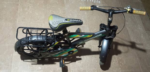20-inch bicycle with front suspension shocks