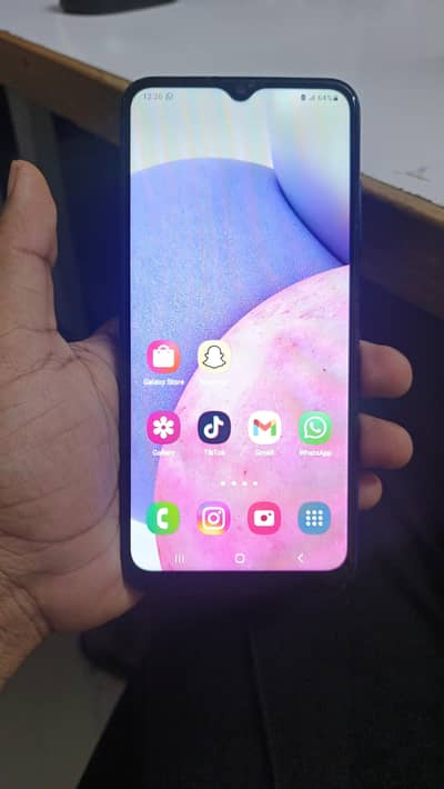 Samsung A03s 4gb 64 gb blue color