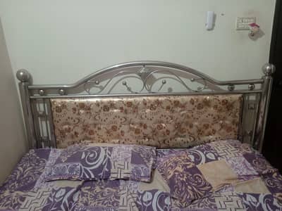 Steel bed king full size