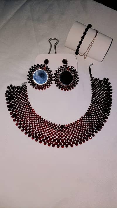 Handmade Necklaces+ Ear rings + Bracelet Set