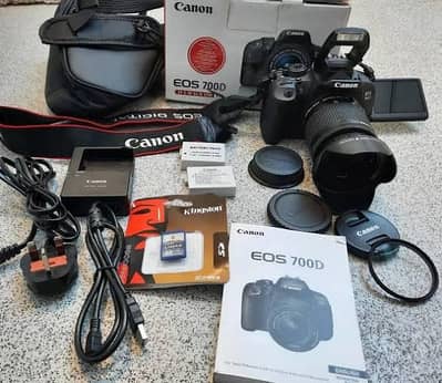 camera DSLR canan 700d complete box