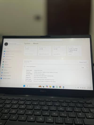 Urgent for Sale latest Ultra Dell Core i7,8th gen,16gb Ram, 256GB ssd