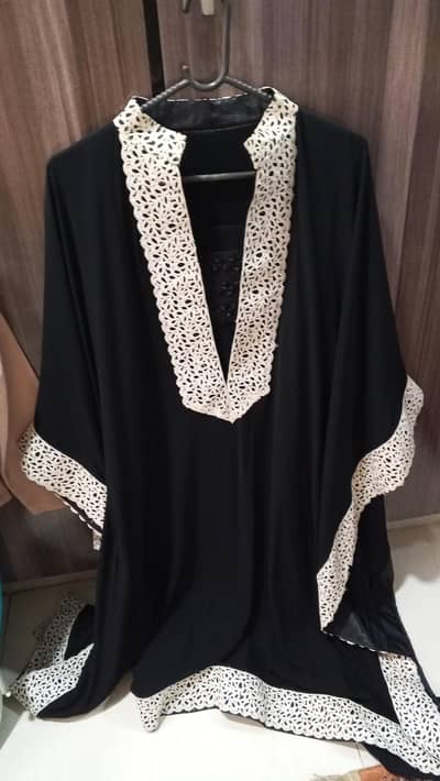 Preloved black kaftan dress