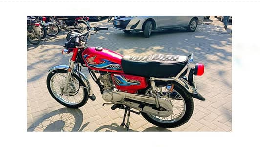 Honda CG125 Red 2024 Is lslamabad Registered