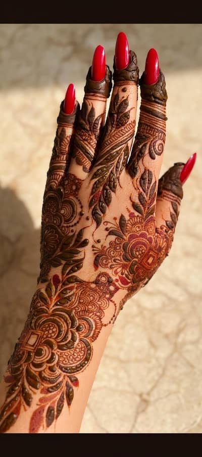 Bridal & simple mehandi service available