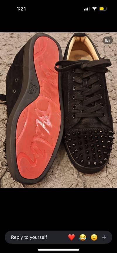 Christian Louboutin spikes sneakers