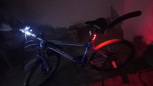 Beautiful blue and white colored humber cycle for sale