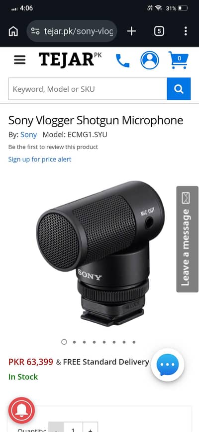 Sony ECM G1 mic - best for vlogging and front facing videos