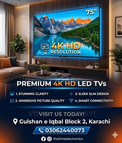 LG 75" inch Web/Os Smart Led tv UHD 120/hz HDR 10 Dolby Vision