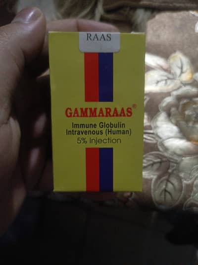 Gammaraas immune global injection (IVIGS)