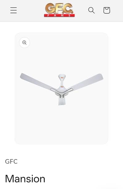 GFC NEW FAN AVAILABLE 03125736397