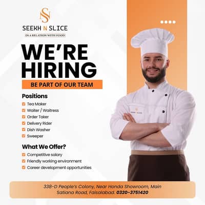 Restaurant Staff required