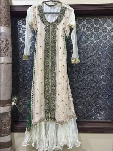 Elegant Heavily Embroidered Party Wear Dress – Full Set