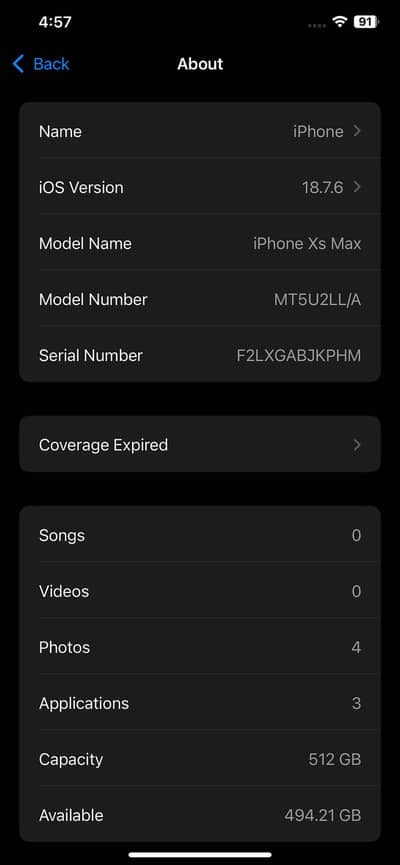 iPhone xsmax 512gb jv for sale