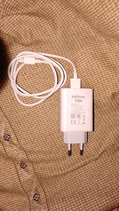 Infinix note 40 pro 70W SuperFast Charger Type C