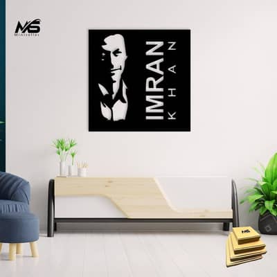 Imran khan wood Wall Art