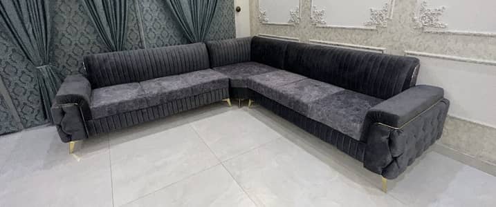 A brand new sofa set