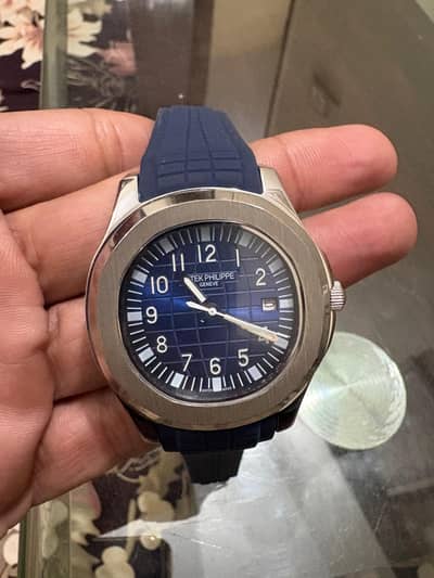 Patek Philippe Aquanaut Blue Dial & Strap - 5168G-001