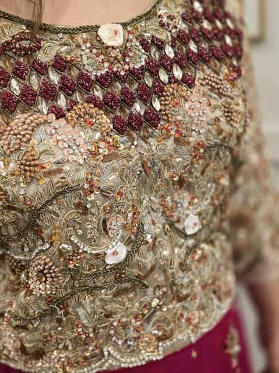 Bridal lehenga , barat lehenga, used bridal dress , brand inspired